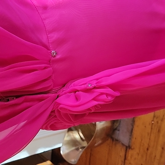 Vintage Fushia Gown - Picture 8 of 12